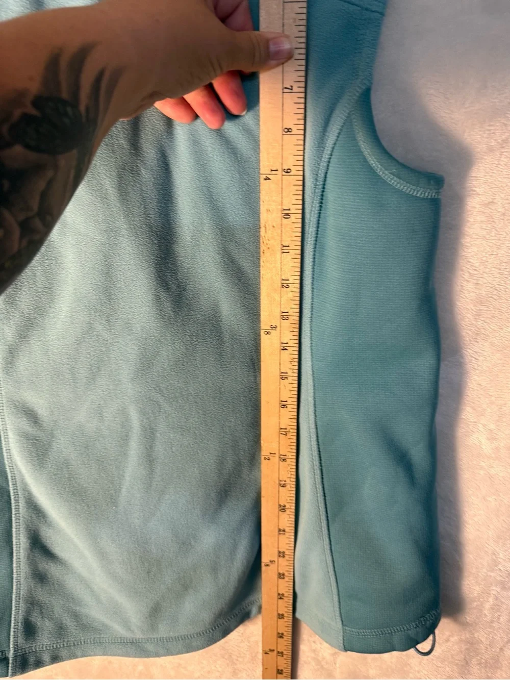 L.L. Bean Light Blue Fleece Vest